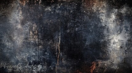 Obraz premium Dark grunge texture background with a distressed and edgy look.