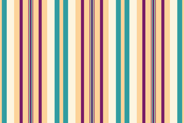 Contemporary texture background vector, fire vertical seamless stripe. Chinese new year fabric pattern lines textile in orange and pink colors.
