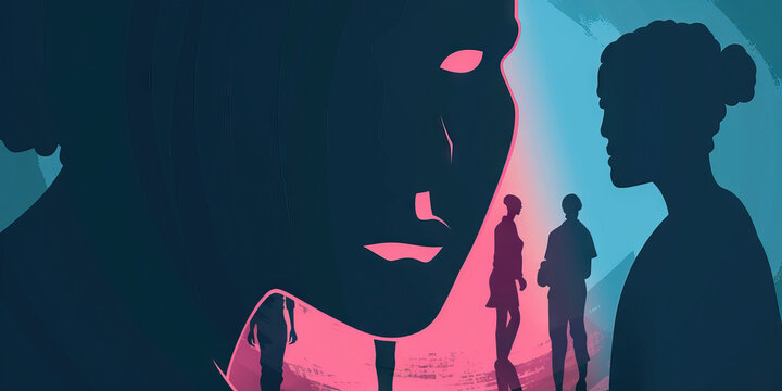 Human trafficking is the dark underbelly of travel, preying on vulnerability and exploitation: Visualize human trafficking as a shadowy figure luring unsuspecting individuals