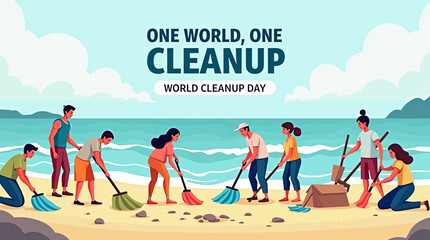One World, One Cleanup: Global Community United for Beach Cleaning on World Cleanup Day