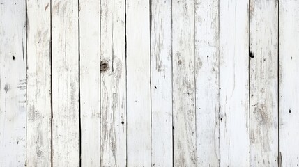 Naklejka premium Rustic White Wood Plank Background