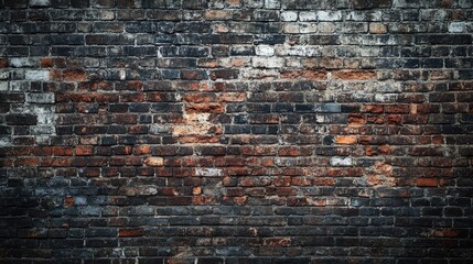 Rustic brick wall texture background with a vintage urban feel.