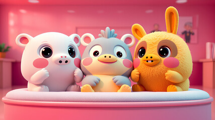 AI image generate cute doll