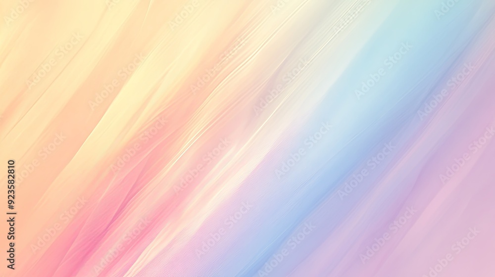 Poster soft pastel gradient background with smooth transitions between colors.