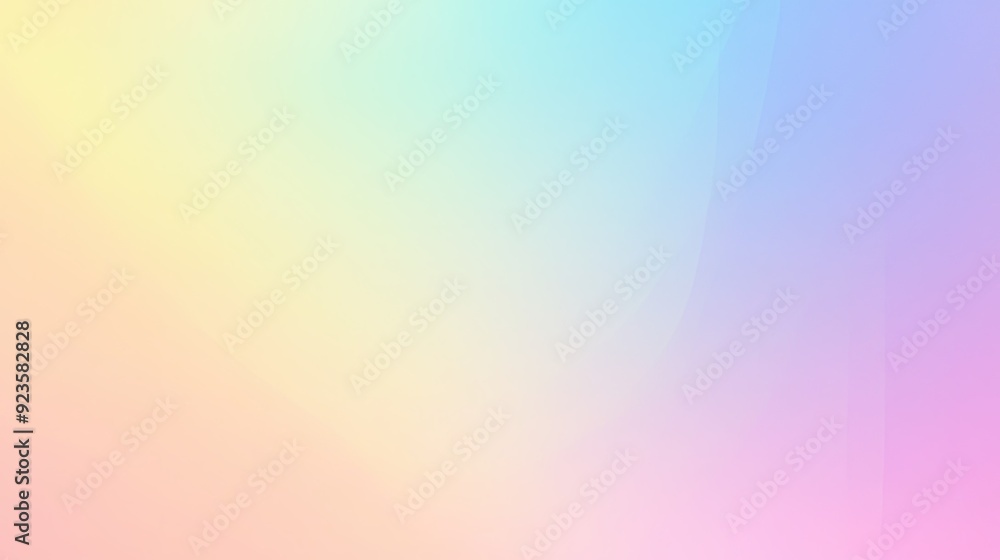 Aufkleber soft pastel gradient background with smooth transitions between colors.
