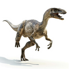Fototapeta premium Majestic Tyrannosaurus Rex in Isolated White Background