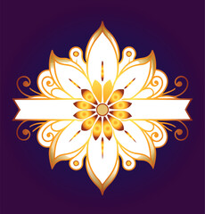 luxury ornamental mandala design background