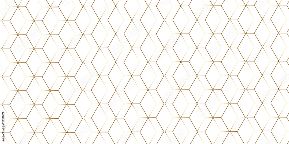 Poster mondrian style of diagonal square pattern vector. design geometric tile gold on black background. mo