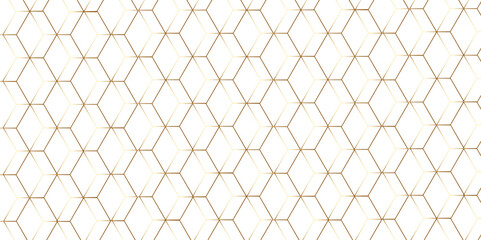 Fototapeta premium Mondrian style of diagonal square pattern vector. Design geometric tile gold on black background. Modern style of hipster isolated. Monochrome concept. diamond pattern background.
