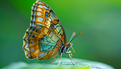 butterfly on leaf