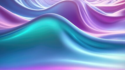 Naklejka premium A colorful abstract design with curving lines of pink, blue, and purple, forming a harmonious, flowing composition that exudes calmness and energy