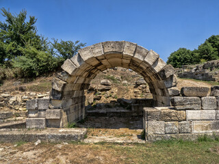 Historic monument of UNESCO Apolonium Northern Greece