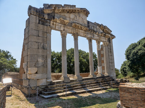 Historic monument of UNESCO Apolonium Northern Greece