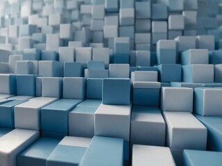 abstract soft blue square Mordan background white, blue color geometric background with copy space Modern and minimal concept.