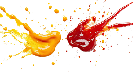 ketchup and mustard transparent background