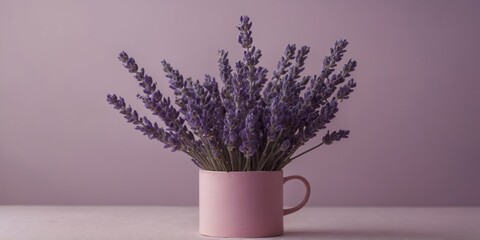 Lavender colored paper turned to expose pastel pink surface bellow minimal violet background.