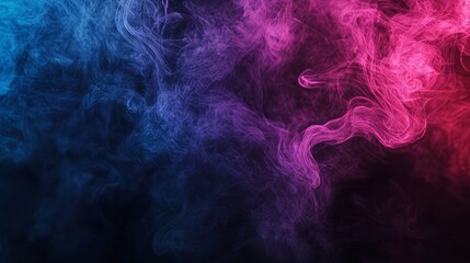 Obraz premium Dark banner with smoke, dark colors and smoke, smoky darkness, dark background with smoke. 