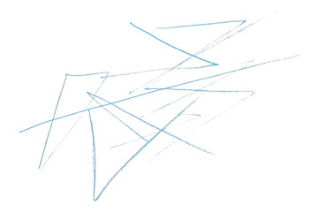 Light blue pencil lines on a transparent background.