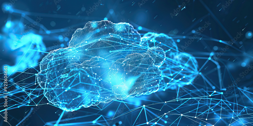 Poster cyberattacks are the digital storms of disruption, compromising security and privacy: visualize a cy