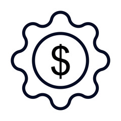 money management black icon