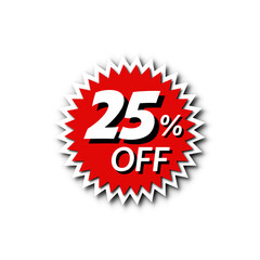 Special offer discount label with different sale percentage,10 15 25 50 off with PNG background ,transparent , red rubber stamp label