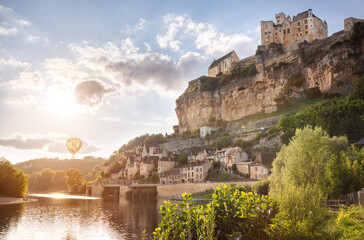 Beynac-et-Cazenac village, P&eacute;rigord, Dordogne, France