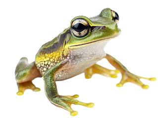 Amazon frog isolated on white background PNG