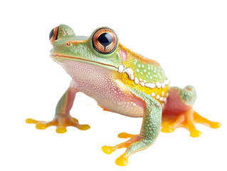 Amazon frog isolated on white background PNG