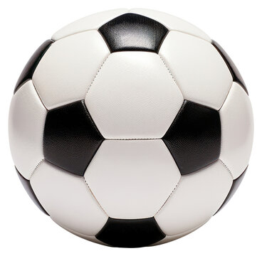 Fototapeta PNG Classic black and white soccer ball