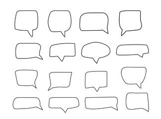 speech bubble collection. Set of speech bubble. Speech bubble comic vector.