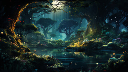Fototapeta premium This is a picture of a forest