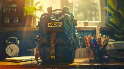 A back pack back to school