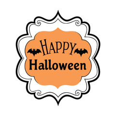 A creepy Halloween frame with a vintage style vector illustration, perfect for adding an eerie touch to your designs, decorations, invitations, and spooky-themed projects.