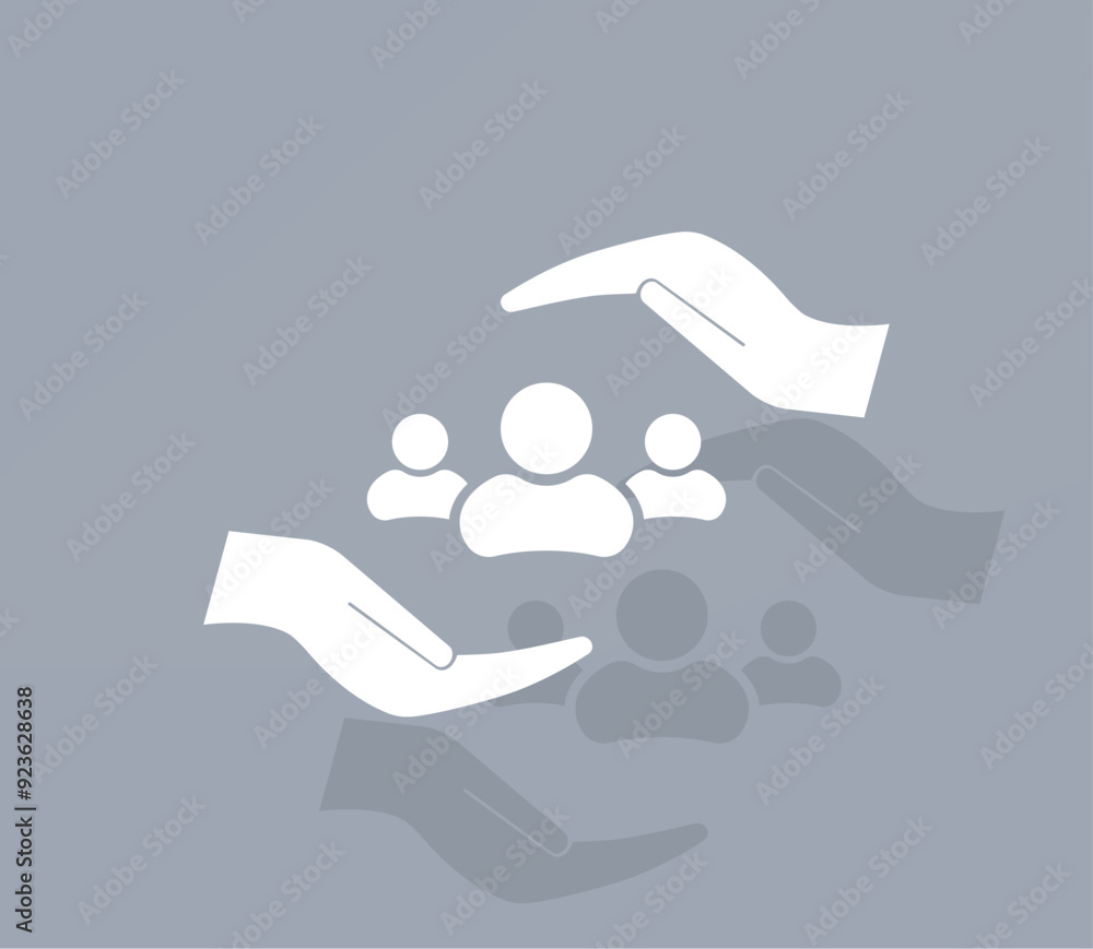 Aufkleber vector icon of white color with shadow on gray background
