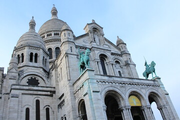 Fototapeta premium sacre coeur basilica city in paris