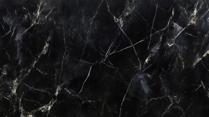 Black marble background. Featuring black Portoro marble wallpaper and countertops, black marble floor and wall tiles, and black travertino marble texture. Natural granite stone.
