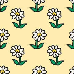 Floral Seamless Vector Illustration pattern background. Ornamental flower design for use all of fabric print wrapping paper and others. All over design ready to print. Easy edit and customizable