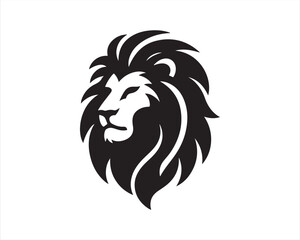 Lion logo design vector template. lion head logo design icon vector illustration.
