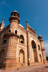 Safder jung (jang) Tomb in Delhi, India. The tomb is a sandstone and marble mausoleum and it was built in 1754 in the late Mughal Empire style for Nawab Safdarjung.