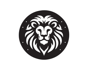 Lion logo design vector template. lion head logo design icon vector illustration.