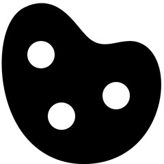 paint black solid icon