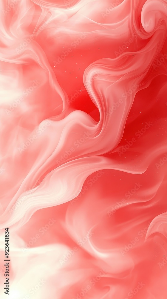 Canvas Prints a pink and white background with a red line