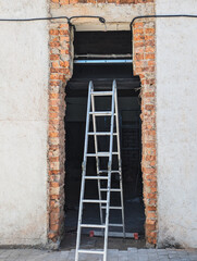Construction works related to the installation of doors in the doorway