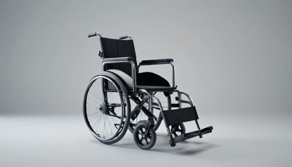 Fototapeta premium wheelchair isolated on white