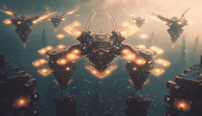 Drone Swarm: Aerial Choreography Illuminates Smart City