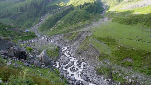 Scenic Chamba Valley in Himachal Pradesh with Majestic Glacial Rivers and Peaks