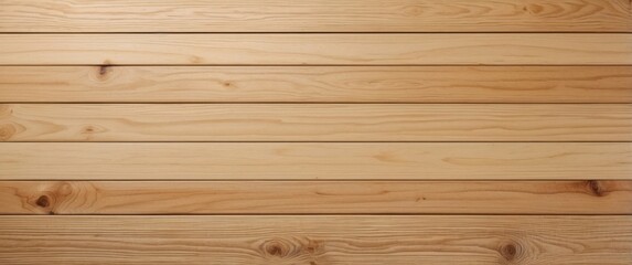 Horizontal Light Brown Wooden Planks