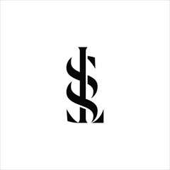 Letter SL Monogram Logo