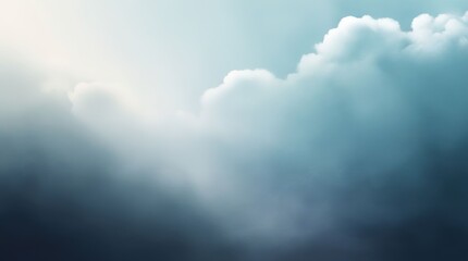 Fototapeta premium Blue and White Abstract Cloud Background