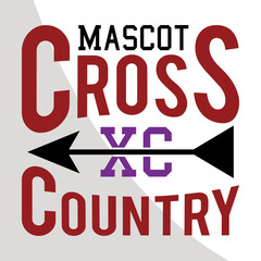 Mascot Cross country, Cross Country Cutting files for all of your crafting work, cross country team design, Great for t-shirt